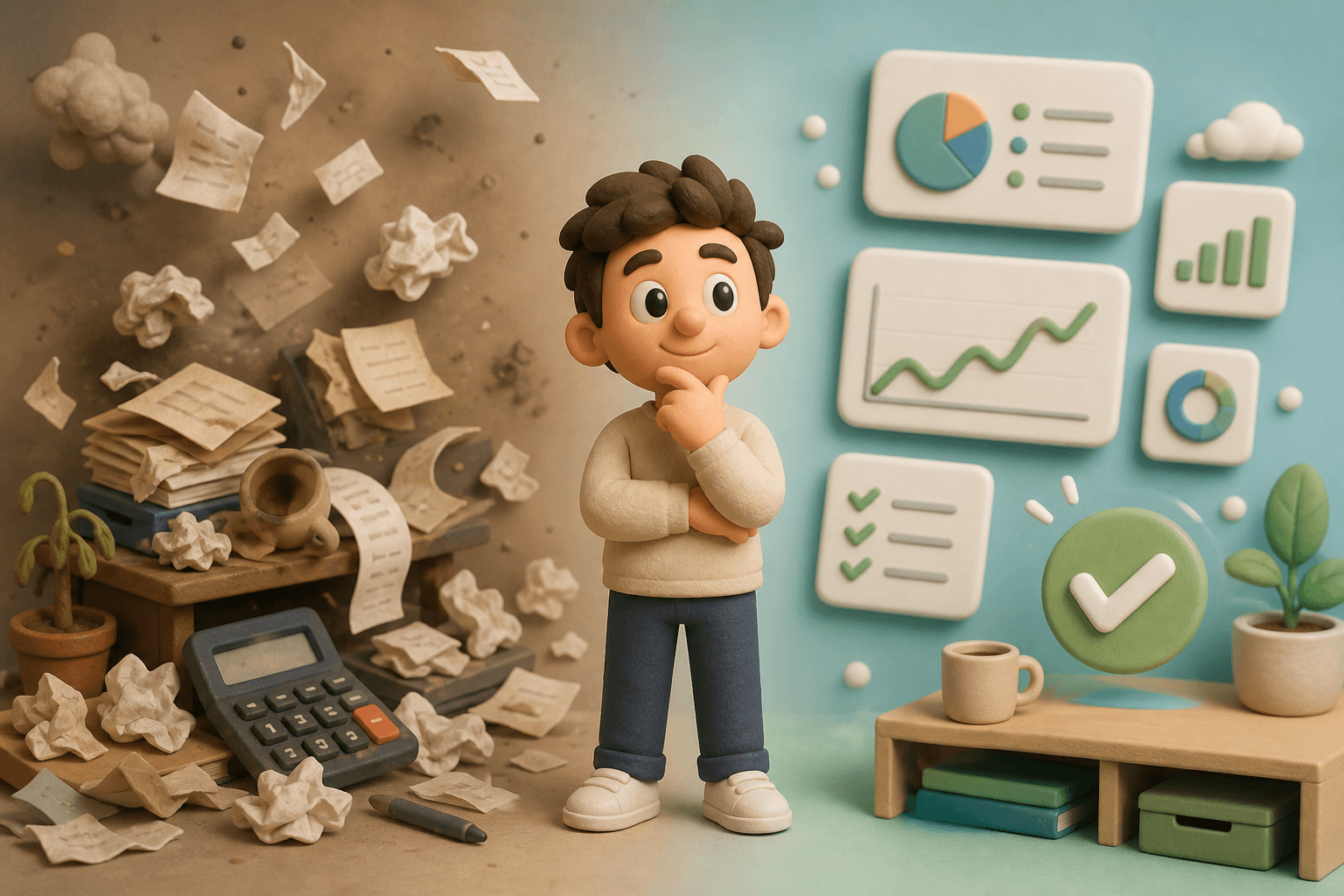 Spreadsheet chaos versus Codenva Books UAE invoicing clarity